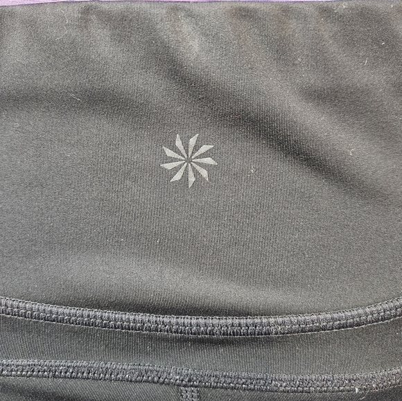 Athleta Black Salutation Workout Leggings Size Small Women's O73 - Picture 6 of 11